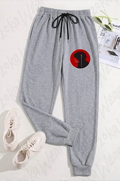 ZOKAWEAR Unisex kaubojske bebop teksaške hlače sa štampanim motivom Spike Spi...