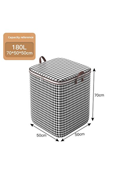 Choice Grey-L-180L Quilt Storage Box Dustproof Organizers Non-Woven Wardrobe ...