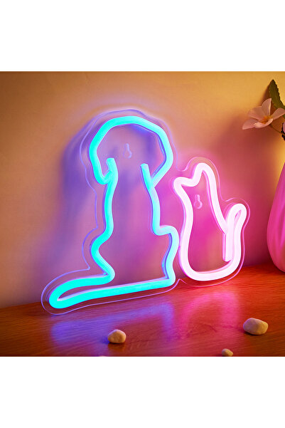 Choice 5w Chi-buy Dog&Cat LED Neon Sign USB Powered Neon Signs Night Light 3D...