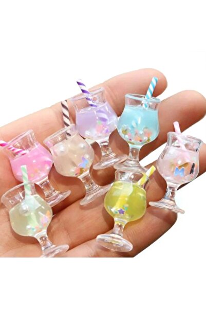 Choice 10pcs mix 10Pcs Mini Drink Cups Model Pretend Play Mini Food Doll Acce...