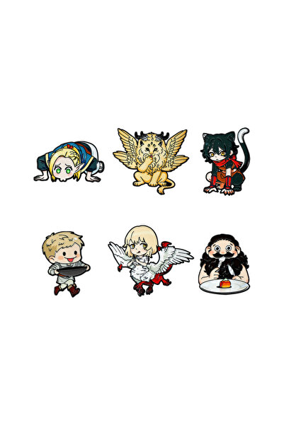 Choice 6pcs Brooches 6pcs Anime Pin Badges Japanese Comic Cartoon Brooch Pins...