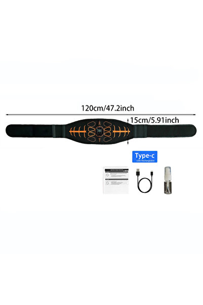 Choice abdominal belt Muscle Toner Smart Abdominal Toning Belt EMS Muscle Sti...