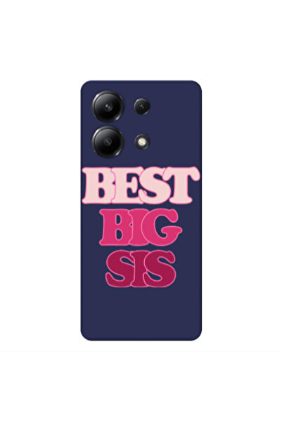 Other Xiaomi Redmi Note 13 4G Best Big Sis Dark blue Colored Silicone TPU Θήκη