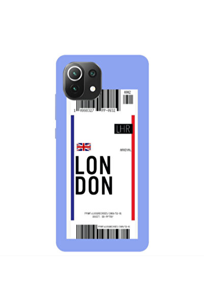 Other Xiaomi Mi 11 Lite London Arrival Light Purple Colored Silicone TPU Θήκη