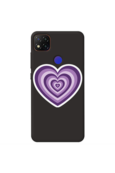 Other Xiaomi Redmi 9c My Heart Is Yours 2 Black Colored Silicone TPU Θήκη