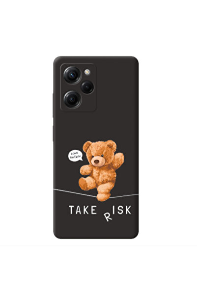Other Xiaomi Poco X5 Pro Take risk Black Colored Silicone TPU Θήκη