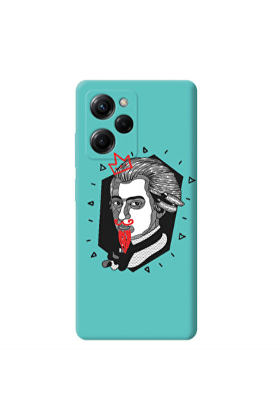 Other Xiaomi Poco X5 Pro Bearded Turquoise Colored Silicone TPU Θήκη