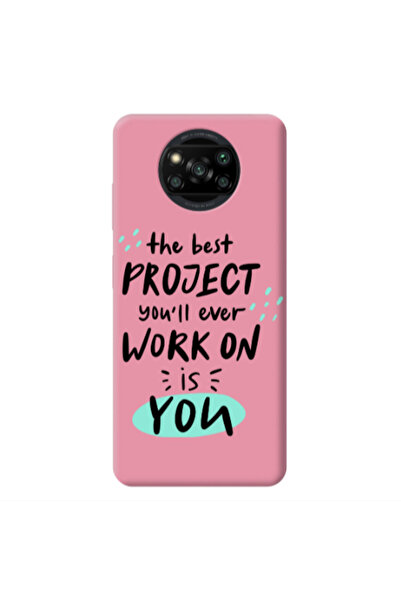 Other Xiaomi Poco X3 /X3 Pro The Best Project Pink Colored Silicone TPU Θήκη