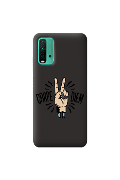 Other Xiaomi Poco M3 Carpe Two Diem Black Colored Silicone TPU Θήκη