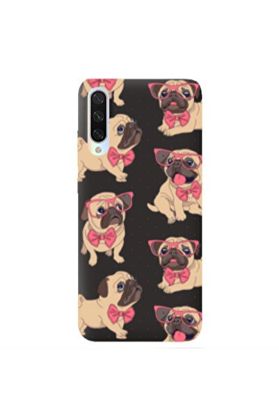 Other Xiaomi Mi 9 Lite Dog Spectacled Black Colored Silicone TPU Θήκη