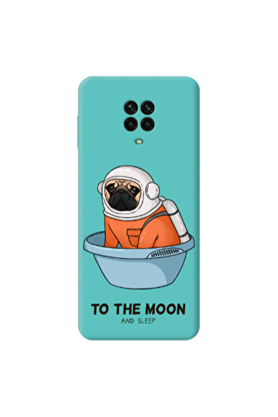 Other Xiaomi Redmi Note 9 Pro To the moon Turquoise Colored Silicone TPU Θήκη