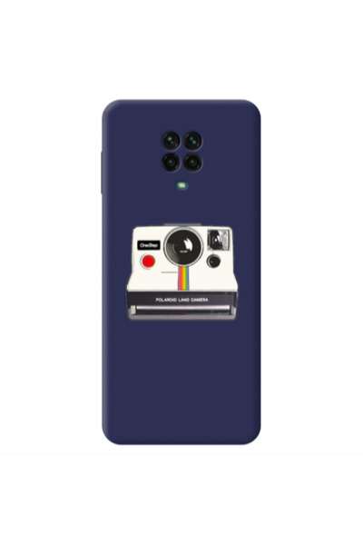Other Xiaomi Redmi Note 9 Pro Polaroid land camera Dark blue Colored Silicone...