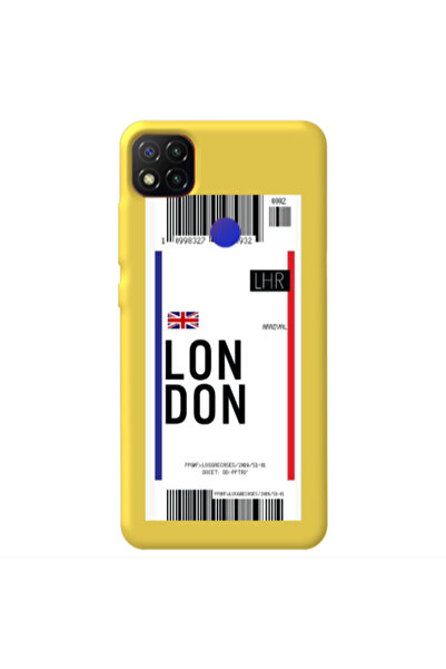 Other Xiaomi Redmi 9c London Arrival Yellow Colored Silicone TPU Θήκη