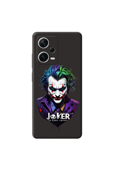 Other Xiaomi Poco X5 Le amer Joker Black Colored Silicone TPU Θήκη