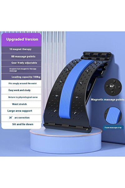 Choice KOQZM Blue 〔DD329〕Lumbar Back Sooth Device Stretch Lumbar Spine Reliev...