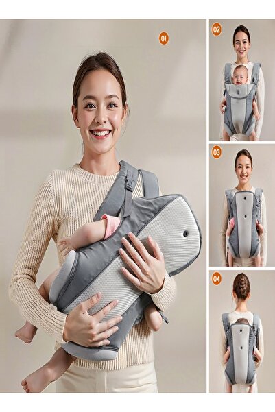 Generic Adjustable Ergonomic Baby Carrier Sling, Lightweight Hands-Free Front...