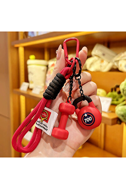Choice19 c-red Fitness Keychain for Gym Lovers Premium Gift Sports Enthusiast...