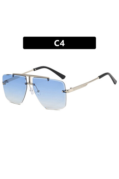 choice2 MULTI 4 Rimless Sunglasses Rectangle Fashion Popular Women Men Shades...