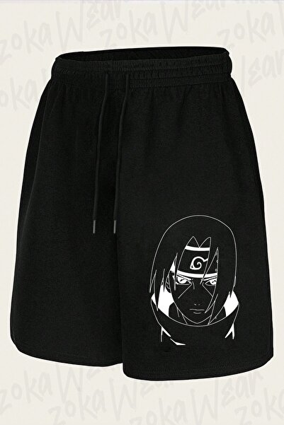 ZOKAWEAR شورت مطبوع بتصميم Uchiha Itachi Naruto v6 للجنسين