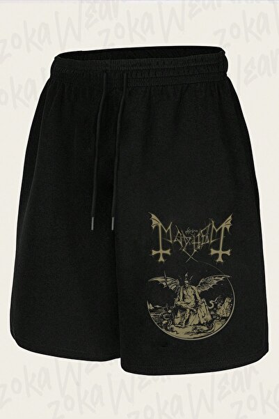 ZOKAWEAR Unisex Mayhem, 02 Rock Metal dizajn šortsa sa printom