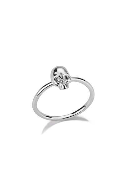 choice2 7 silver plated Vintage Skull Rings For Women Waterproof Gold Color S...