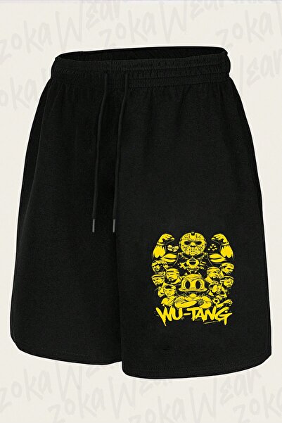 ZOKAWEAR شورت مطبوع بتصميم Wu Tang Clan v5 للجنسين