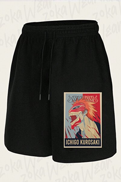 ZOKAWEAR Unisex Bleach Ichigo Kurosaki 2 Design Printed Shorts