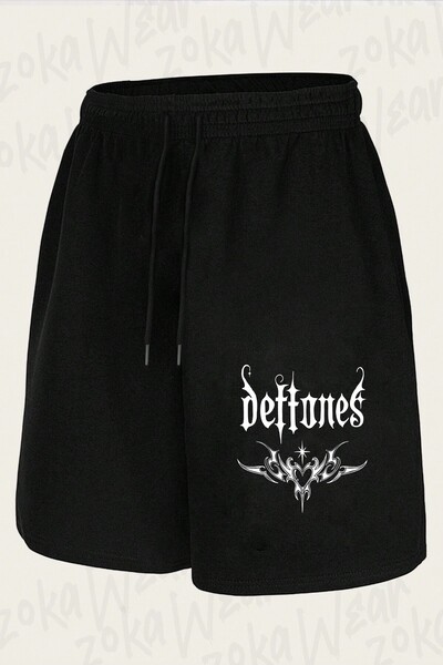 ZOKAWEAR شورت مطبوع بتصميم Deftones v12 للجنسين