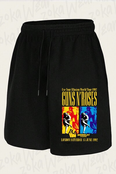 ZOKAWEAR Unisex Guns N Roses V9 Design Printed Shorts