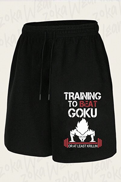 ZOKAWEAR Unisex Train to Beat Goku Design Printed Shorts