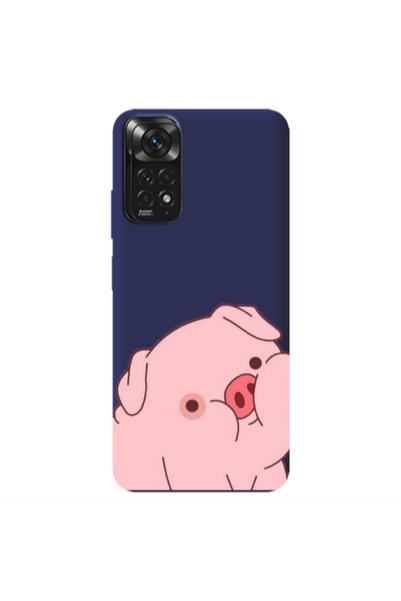 Other Xiaomi Redmi Note 11 4G Piggy 1 Dark blue Colored Silicone TPU Θήκη