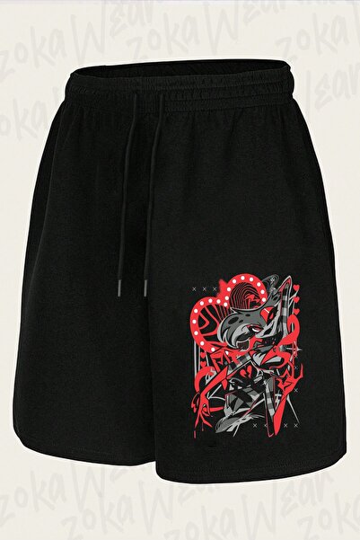 ZOKAWEAR Unisex Hazbin Hotel Angel Dust v3 Σορτς με στάμπα σχεδίου