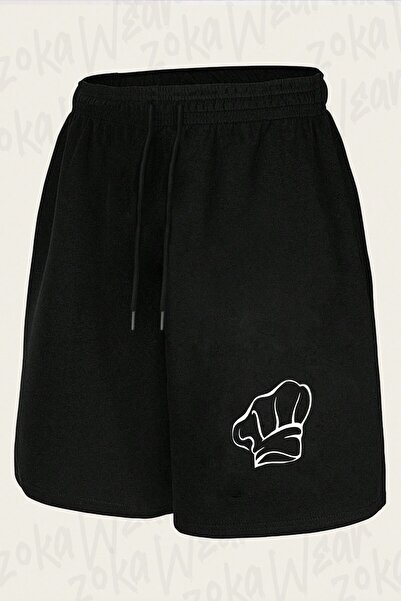 ZOKAWEAR Unisex σορτς με σχέδιο σε στυλ σκούφου μάγειρα