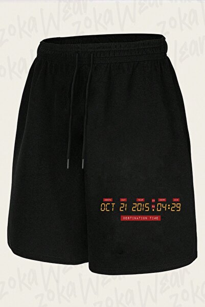 ZOKAWEAR Unisex Back to the Future Oct Design Printed Shorts