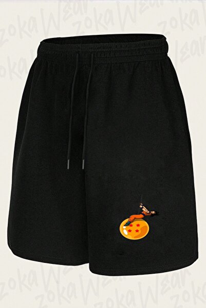 ZOKAWEAR Unisex Wrecking Dragon Ball Design Printed Shorts