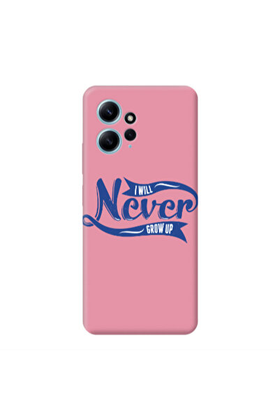Other Xiaomi Redmi Note 12 4G I Will Never Grow Up Pink Colored Silicone TPU ...
