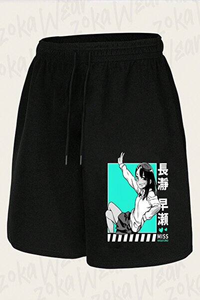 ZOKAWEAR Unisex Don'T Toy with Me, Miss Nagatoro Cute Unis Design Printed Shorts