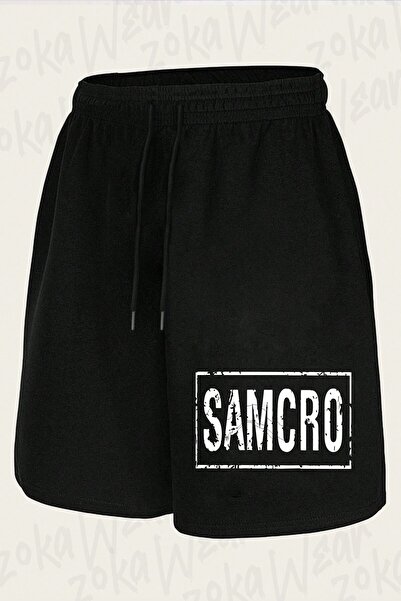 ZOKAWEAR Unisex Samcro Design Printed Shorts