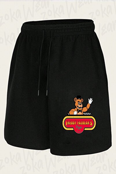 ZOKAWEAR Unisex Fnaf Five Nights V6 Design Printed Shorts
