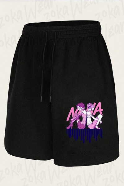 ZOKAWEAR Unisex Nana Design Printed Shorts