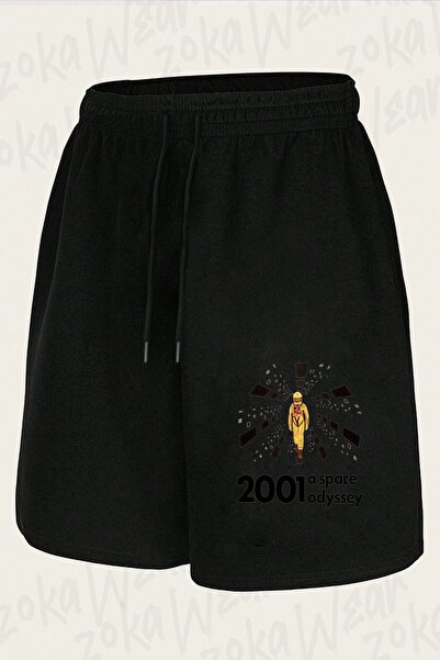 ZOKAWEAR Unisex Astronaut Film 2001 A Space Design Σορτς με στάμπα