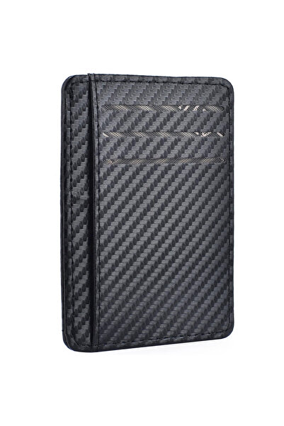 Choice black Men's Slim Thin Minimalist Front Pocket Wallets Men Anti Rfid Bl...