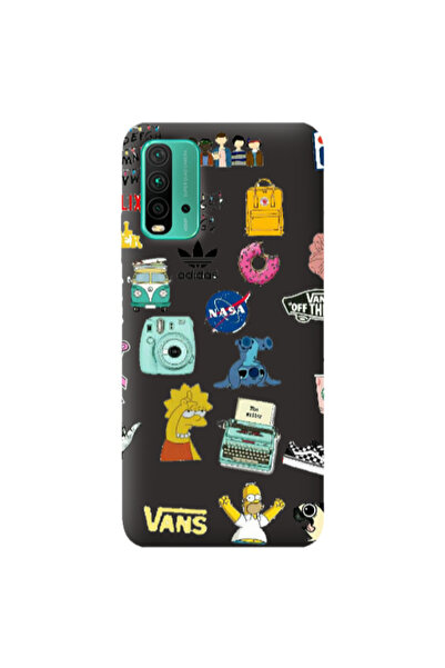 Other Xiaomi Poco M3 Mixed up 3 Black Colored Silicone TPU Θήκη