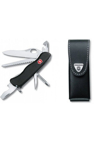 OEM Set briceag/teaca, Victorinox Military, Inox, Negru
