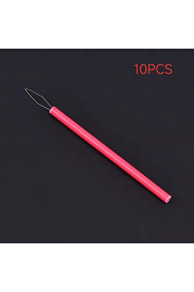 Choice1 Rose Red 10pcs 10Pcs Leader Beader Threading Needle Sewing Tools Cyli...