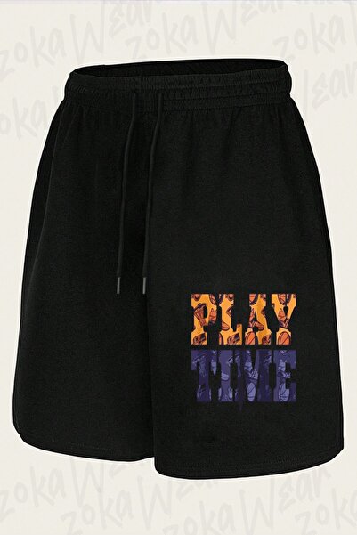 ZOKAWEAR Unisex Σορτς μπάσκετ με στάμπα Play Time Design