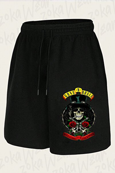 ZOKAWEAR Unisex σορτς με στάμπα Guns N Roses v31