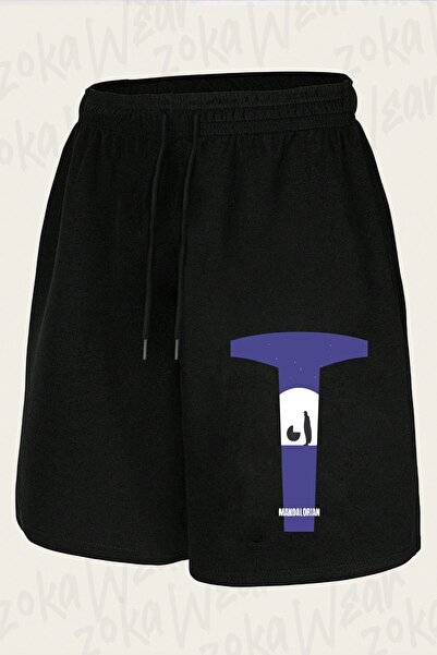ZOKAWEAR Unisex Mandolarian V2 Design Printed Shorts