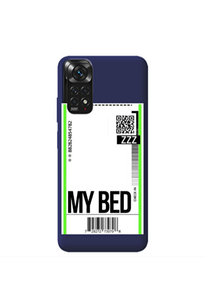 Other Xiaomi Redmi Note 11 4G My Bed ZZZ Dark blue Colored Silicone TPU Θήκη