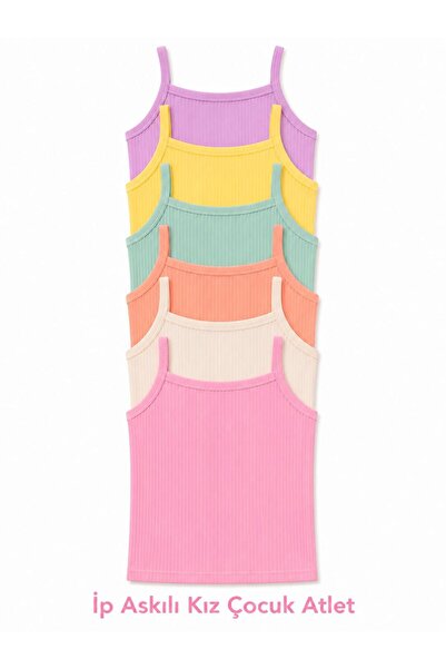 HB TREND Girls' Briefs Ribbed Vibrant Colors Cotton Skin-Friendly
